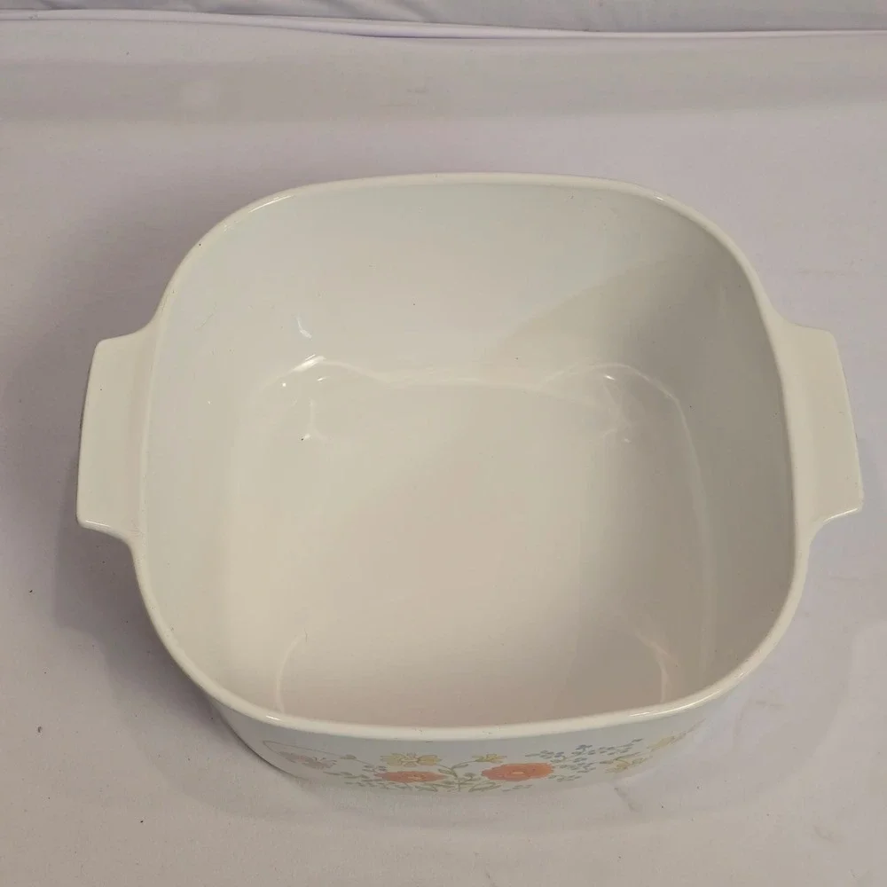 Corning Ware A-5-B 5 Quart‎ Wildflower Casserole Dish with Lid Vintage Pyroceram